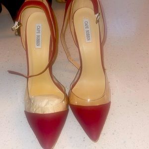 Sexy burgundy heels